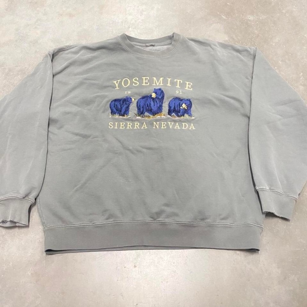 Vintage brandy Melville sweatshirt embroidered Yosemite